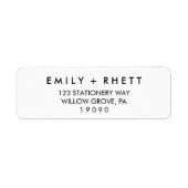 Zuidelijke Belle Wedding Etiket (Voorkant)