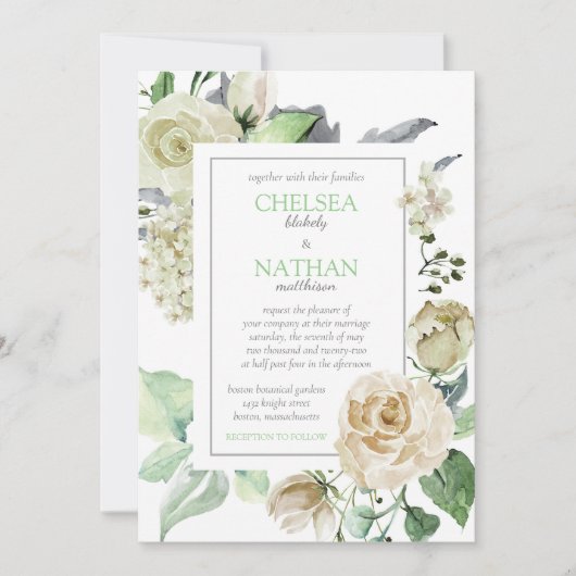 Zuidelijke Bloemen Kaart (Voorkant)