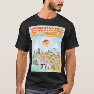 Zuidelijke Californische steden T-shirt