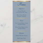 Zuidelijke Charm, bruiloft Menu (Voorkant)