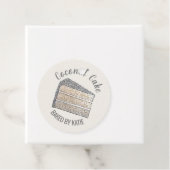 Zuidelijke Coconut Layer Cake van Homemade Bedankjes Labels (In situ)