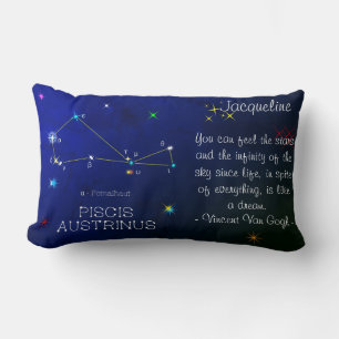 Zuidelijke Hemisphere Constellation Piscis Austrin Kussen