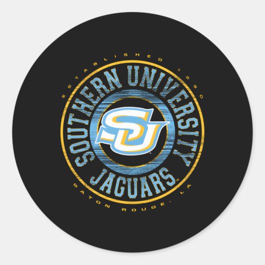 Zuidelijke Jaguars Showtime Ronde Sticker (Voorkant)