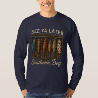 Zuidelijke Jongen Visserij Rustieke Jacht T-shirt