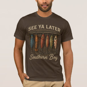 Zuidelijke Jongen Visserij Rustieke Jacht T-shirt