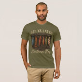 Zuidelijke Jongen Visserij Rustieke Jacht T-shirt (Voorkant volledig)