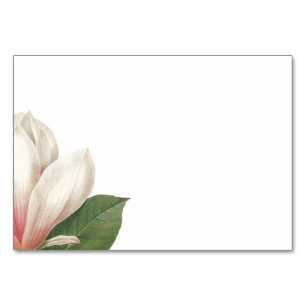 Zuidelijke Magnolia Bloem Bruiloft roze en wit Kaart