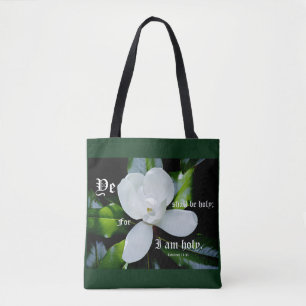 Zuidelijke Magnolia met Leviticus 11:44 Draagtas