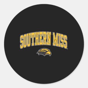 Zuidelijke Mississippi Golden Eagles Arch over Bla Ronde Sticker