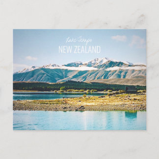 Zuidelijke reis van het meer van Tekapo Nieuw-Zeel Briefkaart