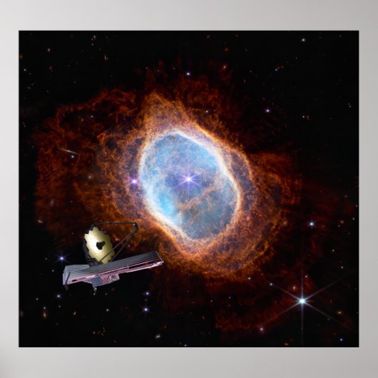 Zuidelijke Ring Nebula Space James Webb Telescope Poster (Voorkant)