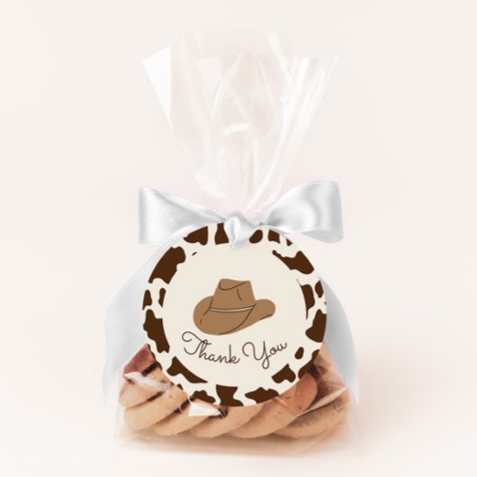 Zuidelijke Rodeo Neutrale Cowboy Birthday Gift Lab Bedankjes Labels