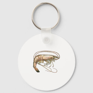 Zuidelijke Shrimp Art Sleutelhanger