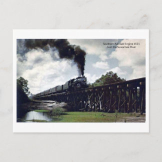 Zuidelijke spoorbrug over de Suwannee-rivier Briefkaart