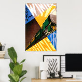 Zuidelijke spoorweg poster (Thuiskantoor)