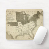 Zuidelijke Staten 1861 Mousepad Muismat (Met muis)