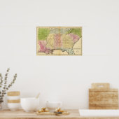 Zuidelijke staten poster (Keuken)