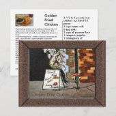 Zuidelijke stijl Soul Food Briefkaart (Voorkant / Achterkant)