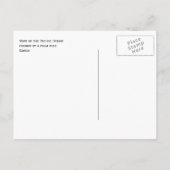 Zuidelijke Stille Oceaan ingelijst door Palm Tree, Briefkaart (Achterkant)