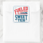 Zuidelijke Sweet Tea Square Stickers (Tas)