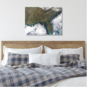 Zuidelijke Verenigde Staten van Amerika Canvas Afdruk (Insitu (Slaapkamer))