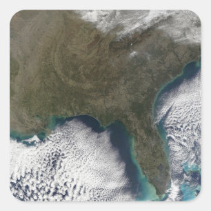 Zuidelijke Verenigde Staten van Amerika Vierkante Sticker