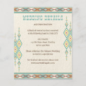 Zuidelijke westerne boho details over het huwelijk (Voorkant)