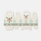 Zuidelijke westerne boho folk bruiloft bedankdoosjes (Uitgevouwen)