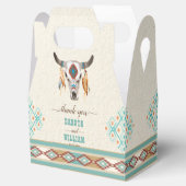 Zuidelijke westerne boho folk bruiloft bedankdoosjes (Geopend)