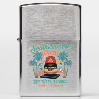 Zuidelijkste Punt Key West Retro Tropische Sfeer