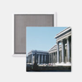 Zuidfront van het British Museum Magneet (Voorkant / Achterkant)
