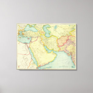 Zuidoost-Azië Canvas Afdruk