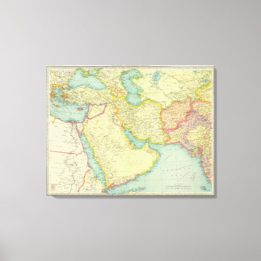 Zuidoost-Azië Canvas Afdruk (Voorkant)