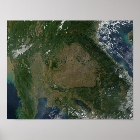 Zuidoost-Azië Poster (Voorkant)