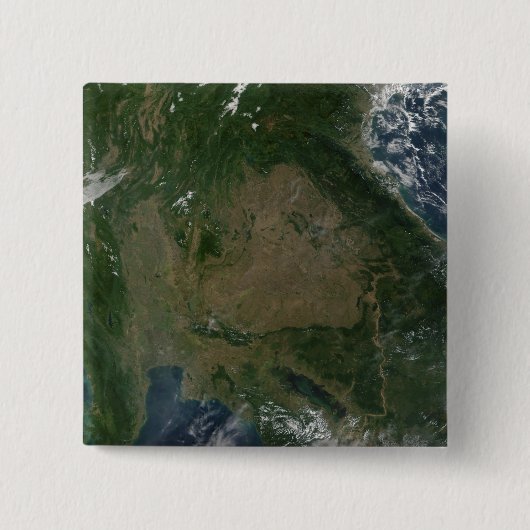 Zuidoost-Azië Vierkante Button 5,1 Cm (Voorkant)