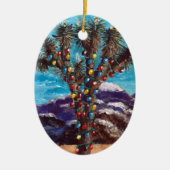 "Zuidoost-Kerstmis" Keramisch Ornament (Voorkant)