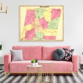 Zuidoost, stad canvas afdruk (Insitu (Woonkamer))