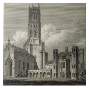 Zuidoost-uitzicht van Fonthill Abbey, 1812 (gravin Tegeltje