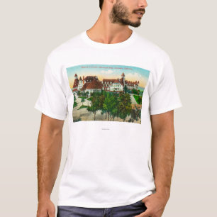 Zuidoostelijk Uitzicht van het Hotel del Coronado T-shirt