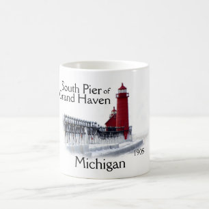 ZUIDPIER VAN GRAND HAVEN, MI KOFFIEMOK