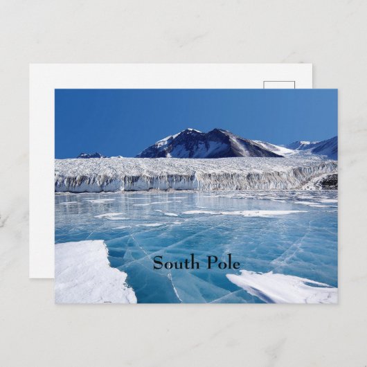 Zuidpool, Antarctica Briefkaart (Voorkant / Achterkant)