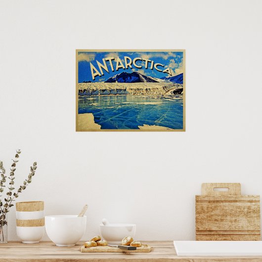  Zuidpool Antarctica Poster (Keuken)