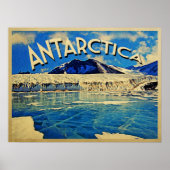 Zuidpool Antarctica Poster (Voorkant)