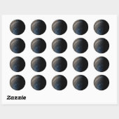 Zuidpool van Jupiter afbeelding van Juno Ronde Sticker (Vel)