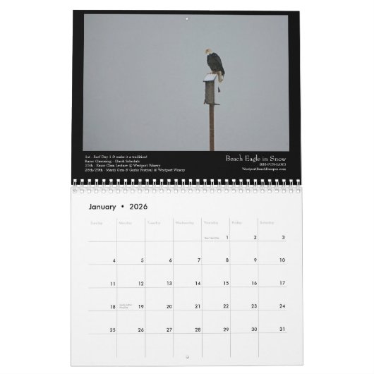 Zuidstrand Schilderachtig 2012 Kalender (Jan 2026)