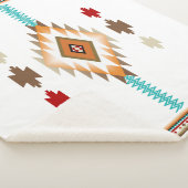 Zuidwest 2 - veranderlijke kleur sherpa deken (3/4)