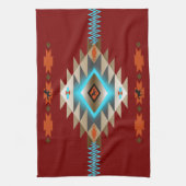 Zuidwest 3 - veranderlijke kleur theedoek (Verticaal)