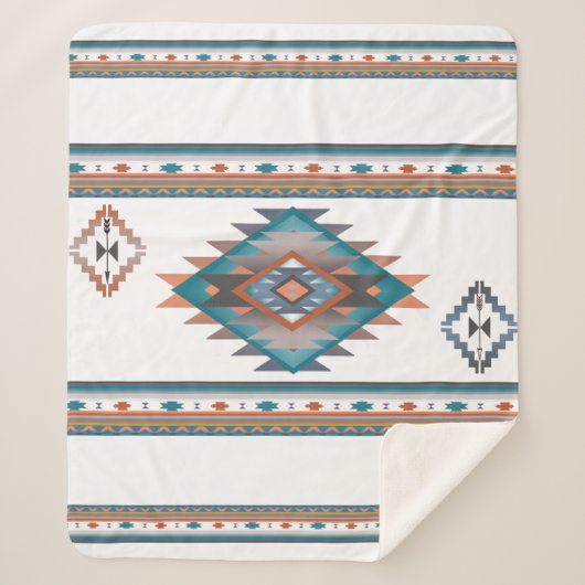 Zuidwest 6, veranderlijke kleur sherpa deken (Voorkant)