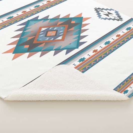 Zuidwest 6, veranderlijke kleur sherpa deken (3/4)