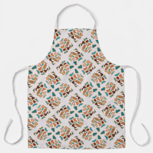 Zuidwest-Abstracte aardetinten Pattern Art Schort